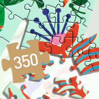 DJECO Tvarové puzzle Opice 350 dielikov