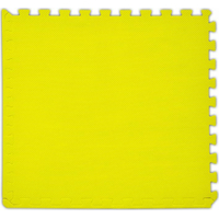 BABY Penový koberec hr. 2 cm - žltý 1 diel s okrajmi