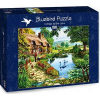 BLUEBIRD Puzzle Chalúpka pri rybníku 1000 dielikov