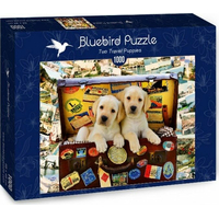 BLUEBIRD Puzzle Scestované šteňatá 1000 dielikov