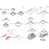 METAL EARTH 3D puzzle Chrám Kinkaku-ju (zlatý)