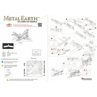 METAL EARTH 3D puzzle Lietadlo de Havilland Tiger Moth