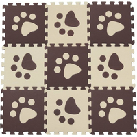 Penové BABY puzzle Hnedé labky H (29,5x29,5)