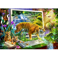 BLUEBIRD Puzzle Ožívajúce tigre 1500 dielikov