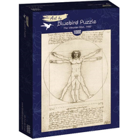 BLUEBIRD Puzzle Vitruviánsky muž 1000 dielikov