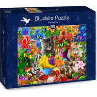 BLUEBIRD Puzzle Zábavné mačiatka 1000 dielikov