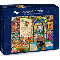 BLUEBIRD Puzzle Život je otvorená kniha: Benátky 1000 dielikov