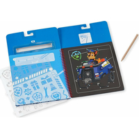 NICKELODEON Škrabacie obrázky v bloku Tlapková patrola