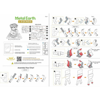 METAL EARTH 3D puzzle Justice League: Superman figúrka