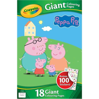 CRAYOLA Mega omaľovánky Prášatko Peppa