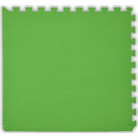BABY Penový koberec hr. 2 cm - svetlo zelený 1 diel s okrajmi