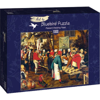 BLUEBIRD Puzzle Vidiecka svadobná hostina 1000 dielikov