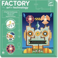 DJECO Svetielkujúce obrázky Roboti