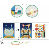 DJECO Svetielkujúce obrázky Roboti