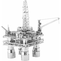 METAL EARTH 3D puzzle Ropná plošina a tanker (deluxe set)