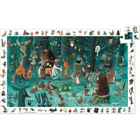DJECO Puzzle Observation: Lesný orchester 35 dielikov