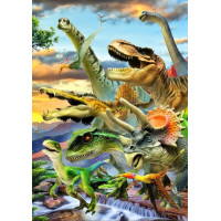 BLUEBIRD Puzzle Súmrak dinosaurov 1000 dielikov