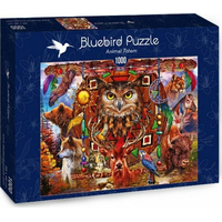 BLUEBIRD Puzzle Zvierací totem 1000 dielikov