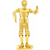 METAL EARTH 3D puzzle Star Wars: C-3PO (zlatý)