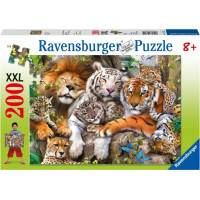 RAVENSBURGER Puzzle Mačacie zdriemnutie XXL 200 dielikov