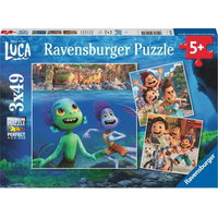 RAVENSBURGER Puzzle Disney Pixar: Luca 3x49 dielikov