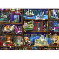 BLUEBIRD Puzzle Knižnica dobrodružstvo 3000 dielikov