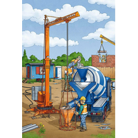 SCHMIDT Puzzle Na stavenisku 3x24 dielikov