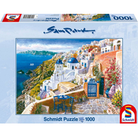 SCHMIDT Puzzle Pohľad zo Santorini 1000 dielikov