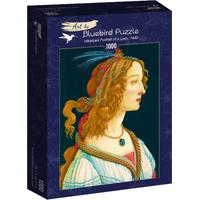 BLUEBIRD Puzzle Portrét mladej ženy 1000 dielikov