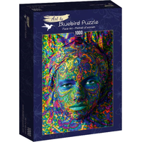 BLUEBIRD Puzzle Face Art: Portrét ženy 1000 dielikov
