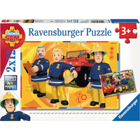 RAVENSBURGER Puzzle Požiarnik Sam v akcii 2x12 dielikov