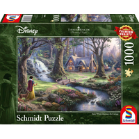 SCHMIDT Puzzle Snehulienka a chalúpka siedmich trpaslíkov 1000 dielikov