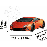 RAVENSBURGER 3D puzzle Lamborghini Huracan 108 dielikov