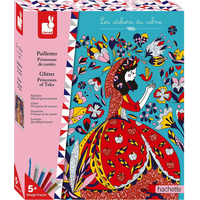 JANOD Obrázky z piesku Princezné s trblietkami Maxi