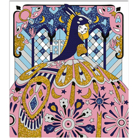 JANOD Obrázky z piesku Princezné s trblietkami Maxi