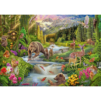 SCHMIDT Puzzle Divoká príroda: Hranice lesa 1000 dielikov