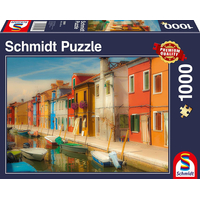 SCHMIDT Puzzle Žiarivé domy 1000 dielikov