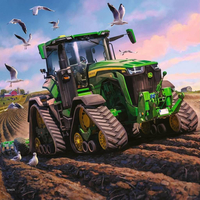 RAVENSBURGER Puzzle John Deere v akcii 3x49 dielikov