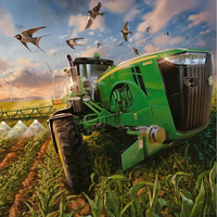 RAVENSBURGER Puzzle John Deere v akcii 3x49 dielikov