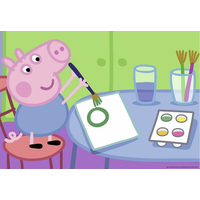 RAVENSBURGER Puzzle Prasiatko Peppa v škole 2x24 dielikov