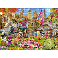 SCHMIDT Puzzle Psie mánia 1000 dielikov