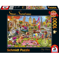 SCHMIDT Puzzle Psie mánia 1000 dielikov