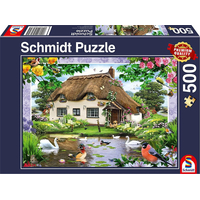 SCHMIDT Puzzle Romantická chalupa 500 dielikov