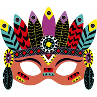 JANOD Škrabacie Párty masky Mini