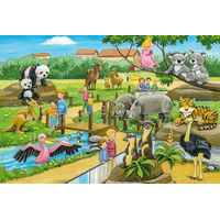 SCHMIDT Puzzle Deň v zoo 3x24 dielikov