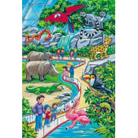 SCHMIDT Puzzle Deň v zoo 3x24 dielikov