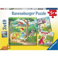 RAVENSBURGER Puzzle Klasické rozprávky 3x49 dielikov