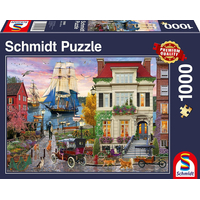 SCHMIDT Puzzle Loď v prístave 1000 dielikov