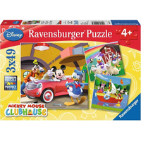 RAVENSBURGER Puzzle Mickeyho klbík 3x49 dielikov