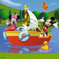 RAVENSBURGER Puzzle Mickeyho klbík 3x49 dielikov